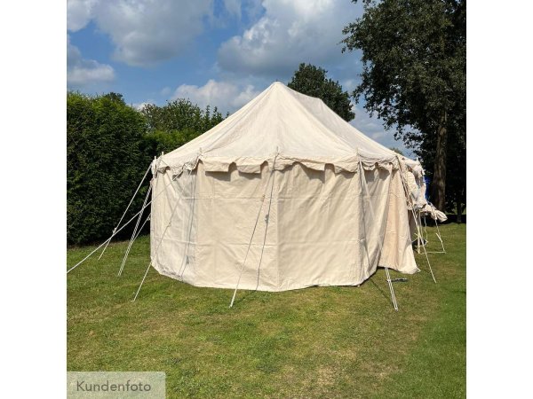 Tienda Landsknecht Reynnhart 200 – dos mástiles natural