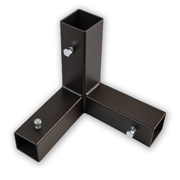 Pieza de esquina 54 mm x 54 mm x 54 mm – sin espiga