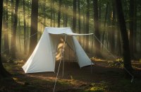 Tienda sajona 2 x 4 metros natural