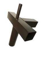 Pieza en T con espiga y salida – Ø 55 mm /...