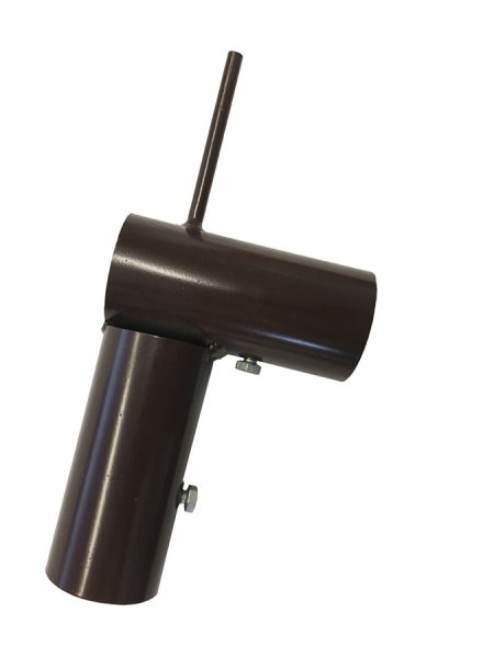 Pieza en L con espiga Ø 55 x 55 mm