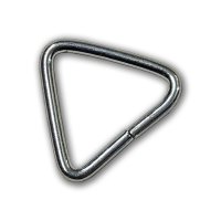 Anilla triangular 6 x 50 mm, acero inoxidable