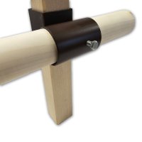 Conector en cruz redondo/cuadrado – 55 mm x Ø 55 mm