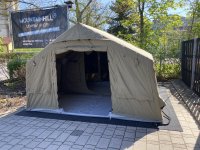 Tienda inflable blowee 3,60 x 3,60 metros, oliva