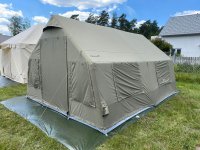 Tienda inflable blowee 3,60 x 4,80 metros, oliva