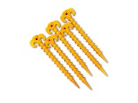 Estacas de tornillo para tienda – pack de 5, naranja