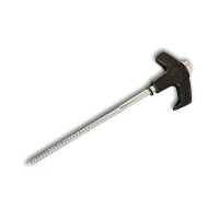 Estaca de tornillo para tienda, 20 cm