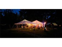 Tienda multiuso GPS 5 x 5 metros natural