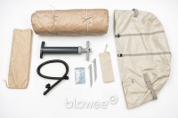 blowee tienda de un solo mástil Ø 3,50 metros (con suelo)